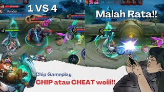 HERO INI CURANG BANGET WOII!! 1 VS 4 MALAH MUSUH NYA RATA!!!