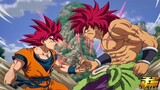 Goku training Broly to control God Ki - Dragon Ball Super Hero