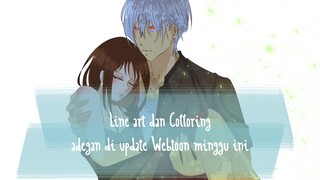 Speed painting - Lineart dan colloring Merlin dan Ageha