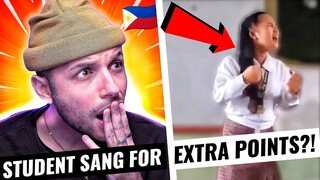 How FILIPINO STUDENTS get BETTER GRADES... by singing GUSTO KO NANG BUMITAW | HONEST REACTION