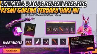 BONGKAR 5 KODE REDEEM FREE FIRE RESMI GARENA TERBARU HARI INI