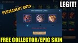 NEW EVENT AGAIN FREE COLLECTOR/EPIC SKIN YOU MUST KNOW LIMITED TIME ONLY IN MOBILE LEGENDS