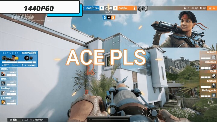 Ace ในรอบ 3 เดือน - Rainbow six siege Highlight #Amaru