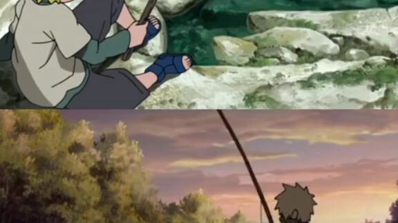 kakashi and naruto the hardship and the sadness of what they went through