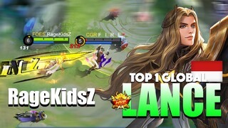 That Perfect Combo Calculation! Smooth HandSpeed | Top 1 Global Lancelot Gameplay RageKidsZ ~ MLBB