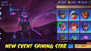 NEW EVENT SHINING STAR || SURPRISE BOX 2023 || MLBB FREE SKIN EVENT