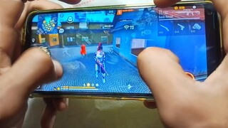 Realme narzo 20 pro free fire gameplay test 4 finger claw handcam m1887 onetap headshot 90HZ display