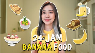 24 JAM MAKAN YANG RASA PISANG DOANG!