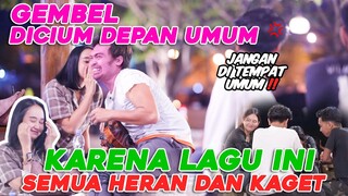 GEMBEL DICIUM DEPAN UMUM ❗❗SEMUA KAGET  🔞