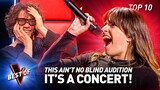 They turned their Blind Audition into a CONCERT on The Voice 💥 | Top 10