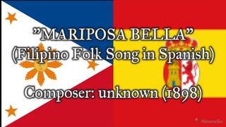 "Mariposa Bella" - Filipino Folk Song in Spanish (1898)