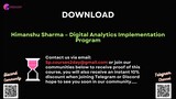 [COURSES2DAY.ORG] Himanshu Sharma – Digital Analytics Implementation Program