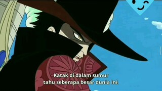 moment zoro ketemu si pendekar pedang "mihawk"