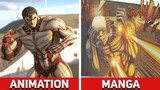 Manga VS Animation - Attack On Titan Season 4 Part 2