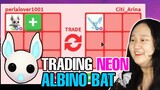 WHAT PEOPLE TRADE FOR FR NEON ALBINO BAT IN ADOPT ME | ROBLOX TAGALOG