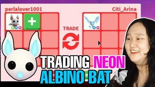 WHAT PEOPLE TRADE FOR FR NEON ALBINO BAT IN ADOPT ME | ROBLOX TAGALOG