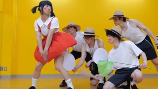 "RAB" otakus dance to "Strong Wind Big Back Hair"