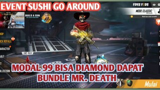 Event Sushi Go Around Dapat Bundle Mr Death | GARENA FREE FIRE INDONESIA
