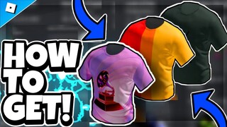 [EVENT] HOW TO GET THE  Mastercard, GRAMMY Violet, La Tribu Camilo T-SHIRTS! In Roblox Grammy Week