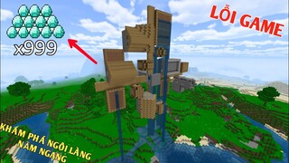 THỬ THÁCH KHÁM PHÁ NGÔI LÀNG NĂM NGANG*BỊ LỖI GAME TRONG GAME MINECRAFT