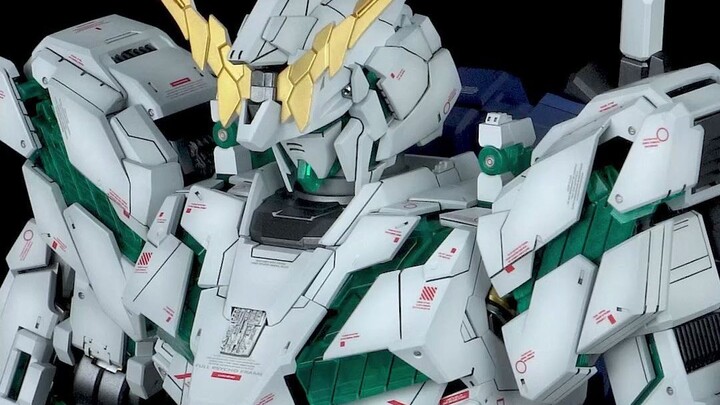 [Work Sharing] Bandai PG Unicorn Gundam Final Battle Style Spraying Modification Case Sharing