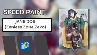 Speed Paint Jane Doe (Zenless Zone Zero)