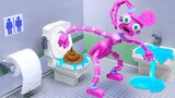 DAILY LIFE of MOMMY LONG LEGS in Toilet | Poppy Playtime Animation