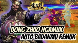 BAHAYA !! JANGAN BIKIN DONG ZHUO NGAMUK KALO GAK MAU BADAN REMUK | Dynasty legends gameplay