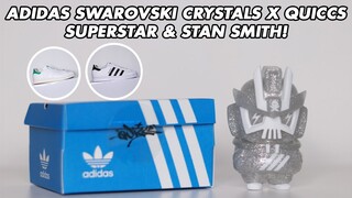 UNBOXING ADIDAS SWAROVSKI CRYSTALS X QUICCS SUPERSTAR & STAN SMITH (MY FIRST QUICCS) | WE DUET