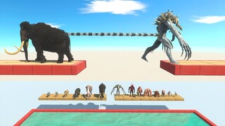 Tug of War Prehistoric Mammals vs Infernals - Animal Revolt Battle Simulator