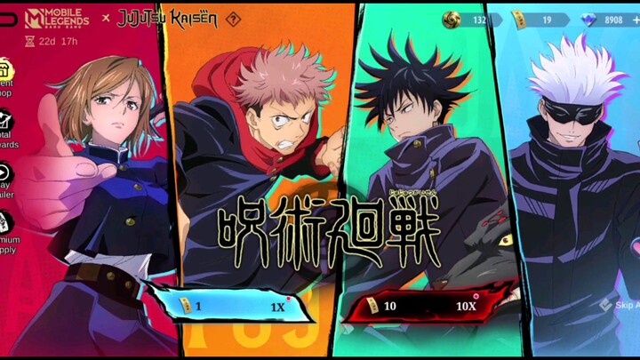 Jujutsu Kaisen  MLBB Collab 🥹❤️ Ang mahal ng Skin mo.