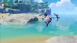 [เก็นชินอิมอิมแพกต์] วิธีการเล่นที่น่าสนใจของพี่ฮาย ! (Super Long Jump)