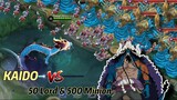 Kaido One Piece, 500 Minion & 5 Lord Pengawal VS 50 Lord & 500 Minion, Mobile Legends Eksperimen!