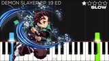 Demon Slayer - Kimetsu no Yaiba (EP.19 ED) - “Kamada Tanjiro no Uta“ | EASY SLOW Piano Tutorial