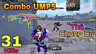 Cầm COMBO UMP5 Thủ Chung Cư Cực Chất | UMP5 Mạnh Hơn MG3 ? | Bong Bong TV [PUBG Mobile]