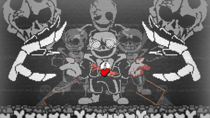 [Hoạt hình] Cấp độ cao nhất? Chơi phiên bản đầy đủ của undertale hơi thở cuối cùng giai đoạn 3!