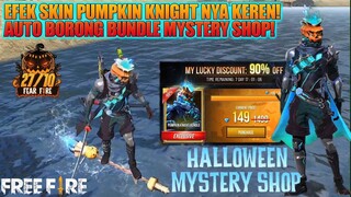 BUNDLE MYSTERY SHOP PUMPKIN KNIGHT NYA KEREN COI! AUTO BORONG LAH KALAU GITU! FREE FIRE INDONESIA