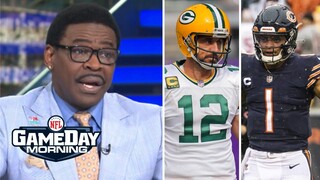 NFL GameDay | Michael Irvin claims Aaron Rodgers will crush Justin Fields for ownership of Bears