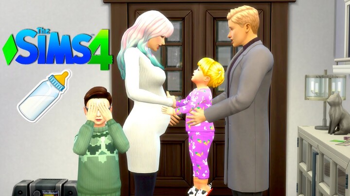 Sims 4 Pregnancy! Baby Goldie is a Big Sister