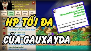 Ngọc Rồng Online - 6 Năm Theo Đam Mê ...Đây Là HP Tối Đa Của Gấu Xayda Sau 6 Năm Chơi Game