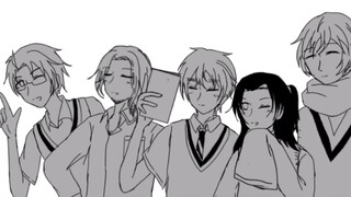 [Hetalia: Axis Powers] Kehidupan Kampus Sangat Romantis