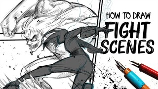 How to draw FIGHT SCENES | Drawlikeasir