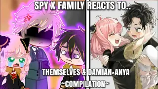 👒 Spy x family react to Themselves + Anya x Damian, Gacha club, COMPILATION (of my videos) 👒