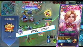 BATLLE MAKRSMAN | MIYA SKIN VALENTINE SAVAGE | LIFESTEAL MONSTER