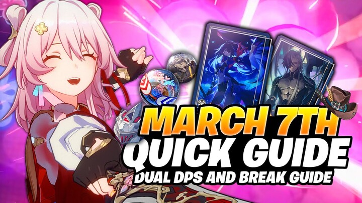 Hunt March 7th Dual DPS & Break Build & Guide | Best Relics, Light Cones & Teams | Honkai: Star Rail