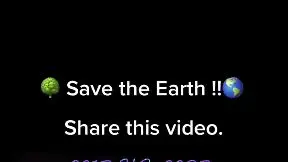 save the earth 🌎