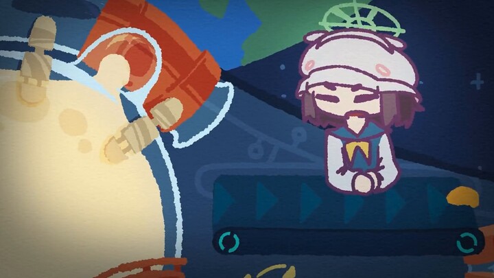 【BA× Animated GIF】Rabbit Team's Moon Devouring Plan!! 🌕🐇🥮