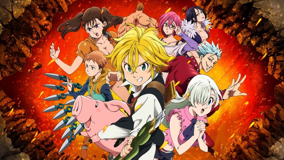 Nanatsu No Taizai The Seven Deadly Sins Season 1-5 + Movie + 2OVA +SP - Eng  Dub