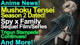 Mushoku Tensei Season 2 Dated!  Spy X Family Updates, Trigun, Bluelock, and More Anime News!