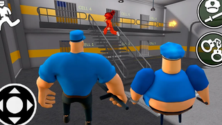 จะเกิดอะไรขึ้นถ้าฉันเล่นเป็นเจ้าหน้าที่ตำรวจใน Barrys Prison Run Obby Roblox